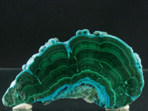 Chryzokola, malachit  (ang. Chrysocolla)
