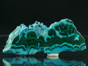 Chryzokola, malachit  (ang. Chrysocolla)