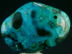 Chryzokola, malachit  (ang. Chrysocolla)